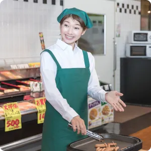 試食販売・デモ販バイトのイメージ